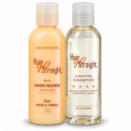 KIT 100ml Kératine + Clarifiant Hair Go Straight